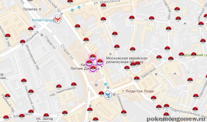 Карта для Санкт-Петербурга Pokemon Go