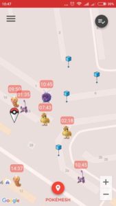 PokeMesh - лучшая карта покемонов для Android