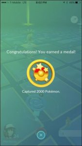 Медали и бонусы к поимке в Покемон Го / Pokemon Go